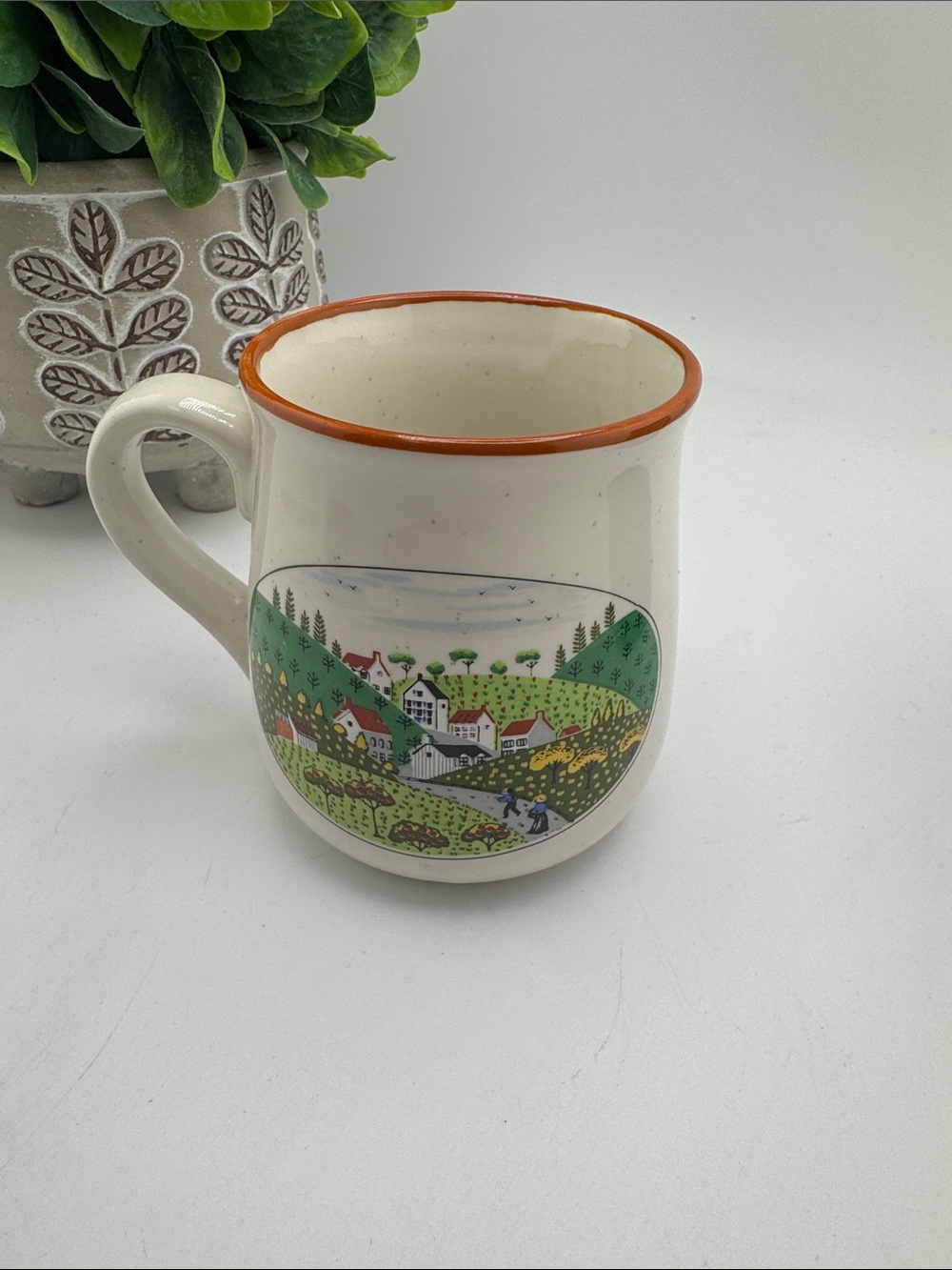 Vintage Newcore Country Village Stoneware mug